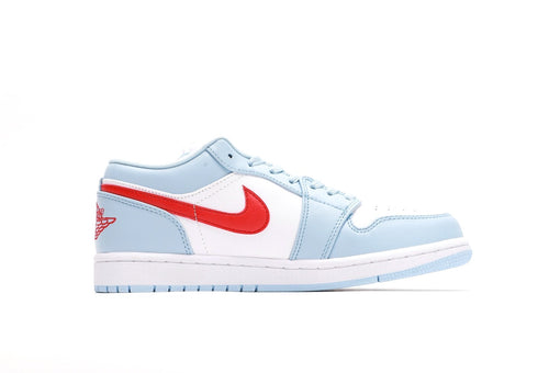 Air Jordan 1 Low 'Blue Whisper Dune Red'