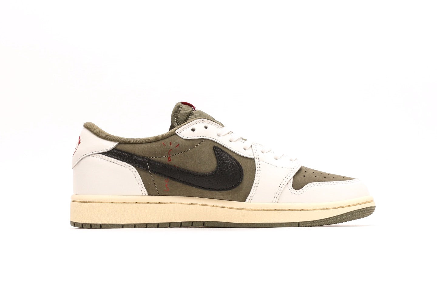 Travis Scott x Air Jordan 1 Low OG Medium Olive [PK GOD]