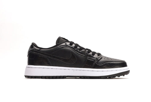 Air Jordan 1 Low Golf "Black Croc"