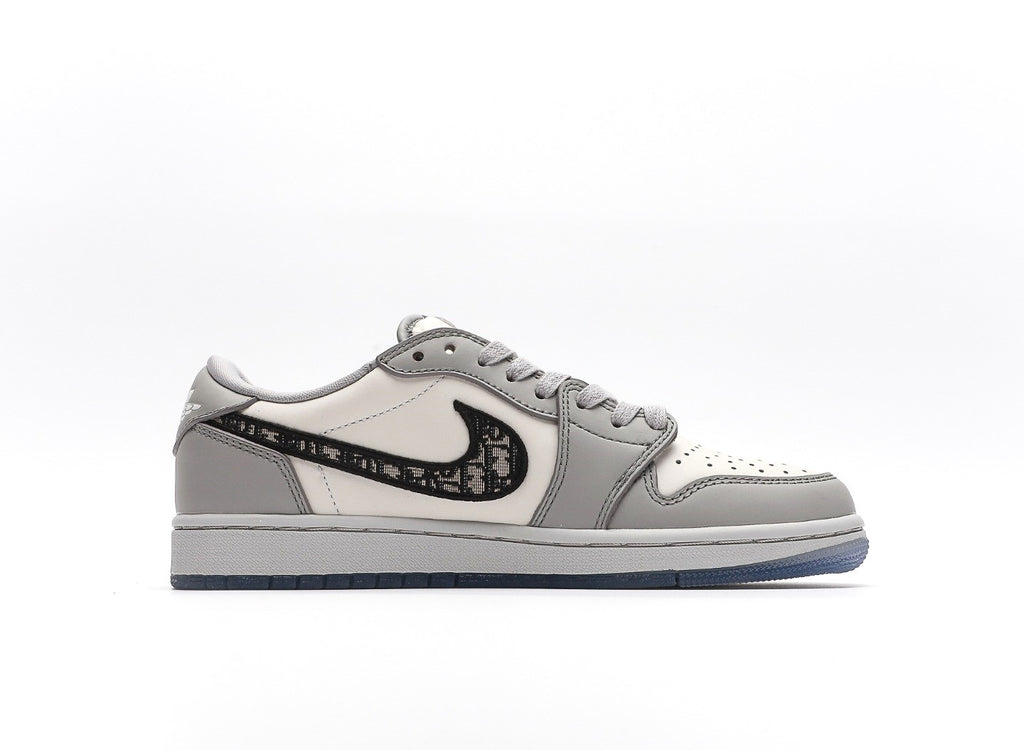 Dior x Air Jordan 1 Low "Wolf Grey" [PK GOD]