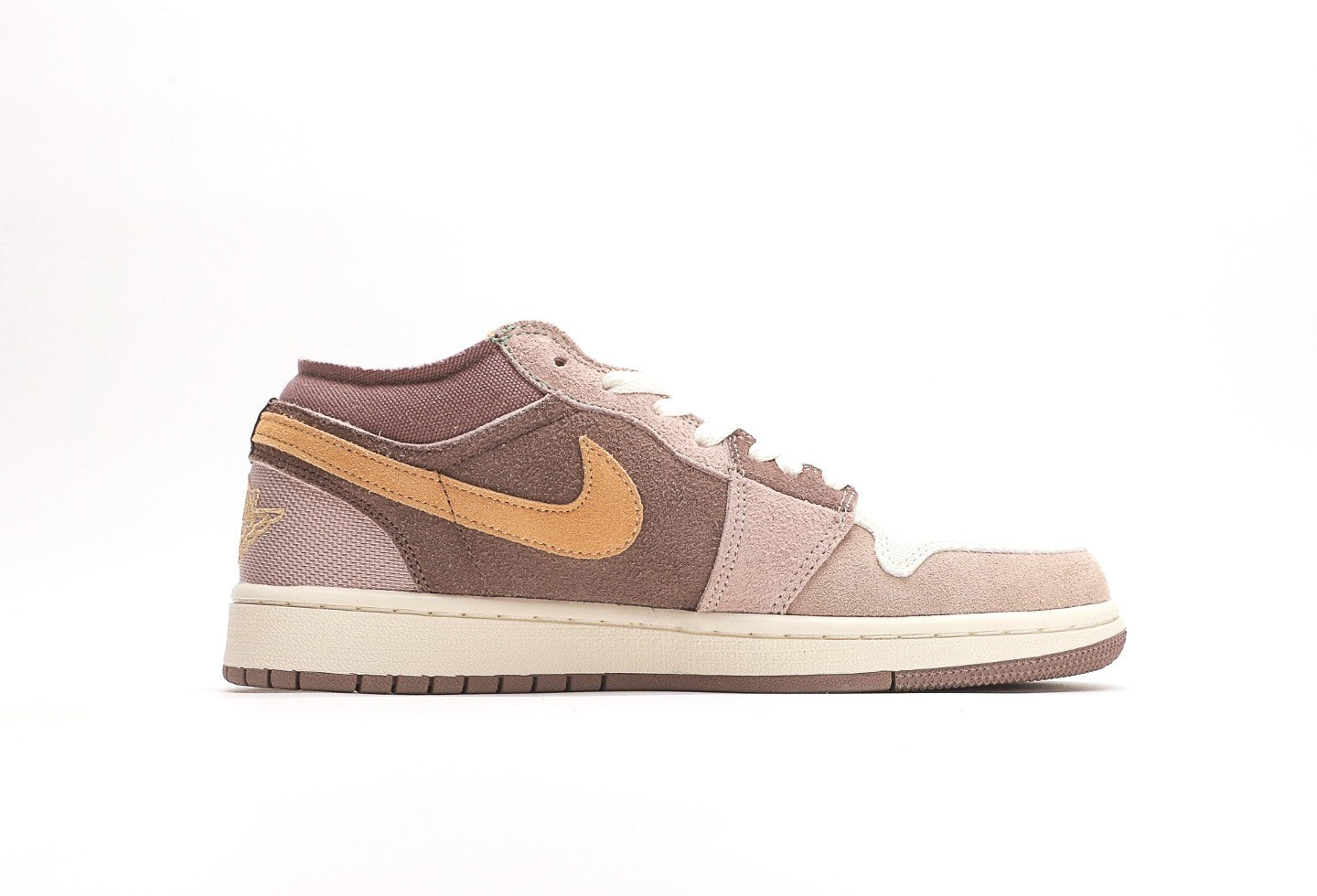 Air Jordan 1 Low Inside Out Brown Yellow