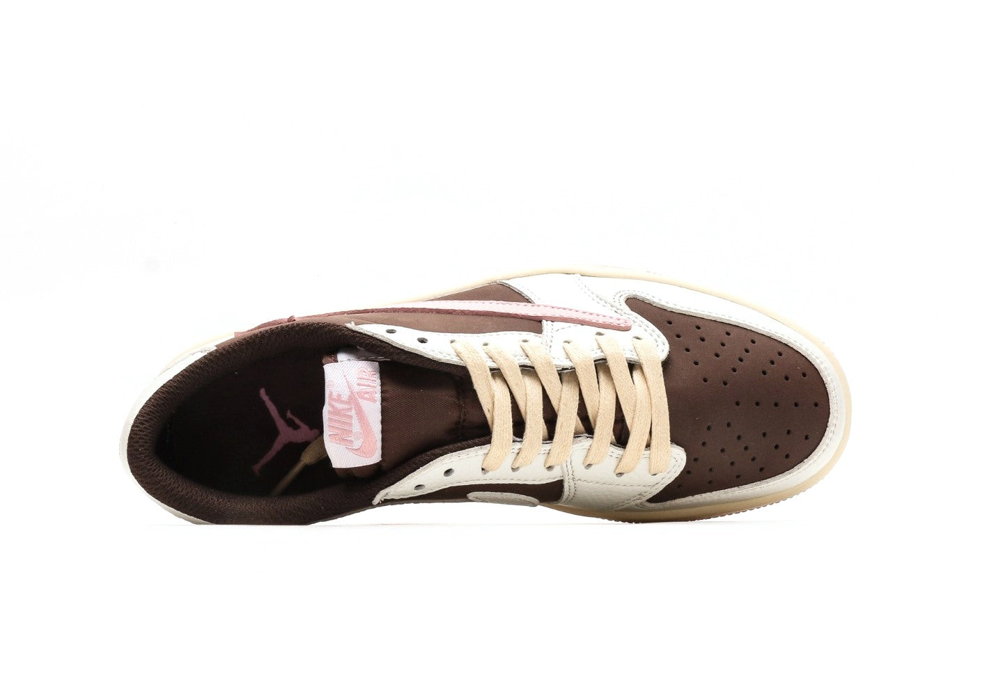 Travis Scott x Air Jordan 1 Low OG Dark Pony Pink Oxford