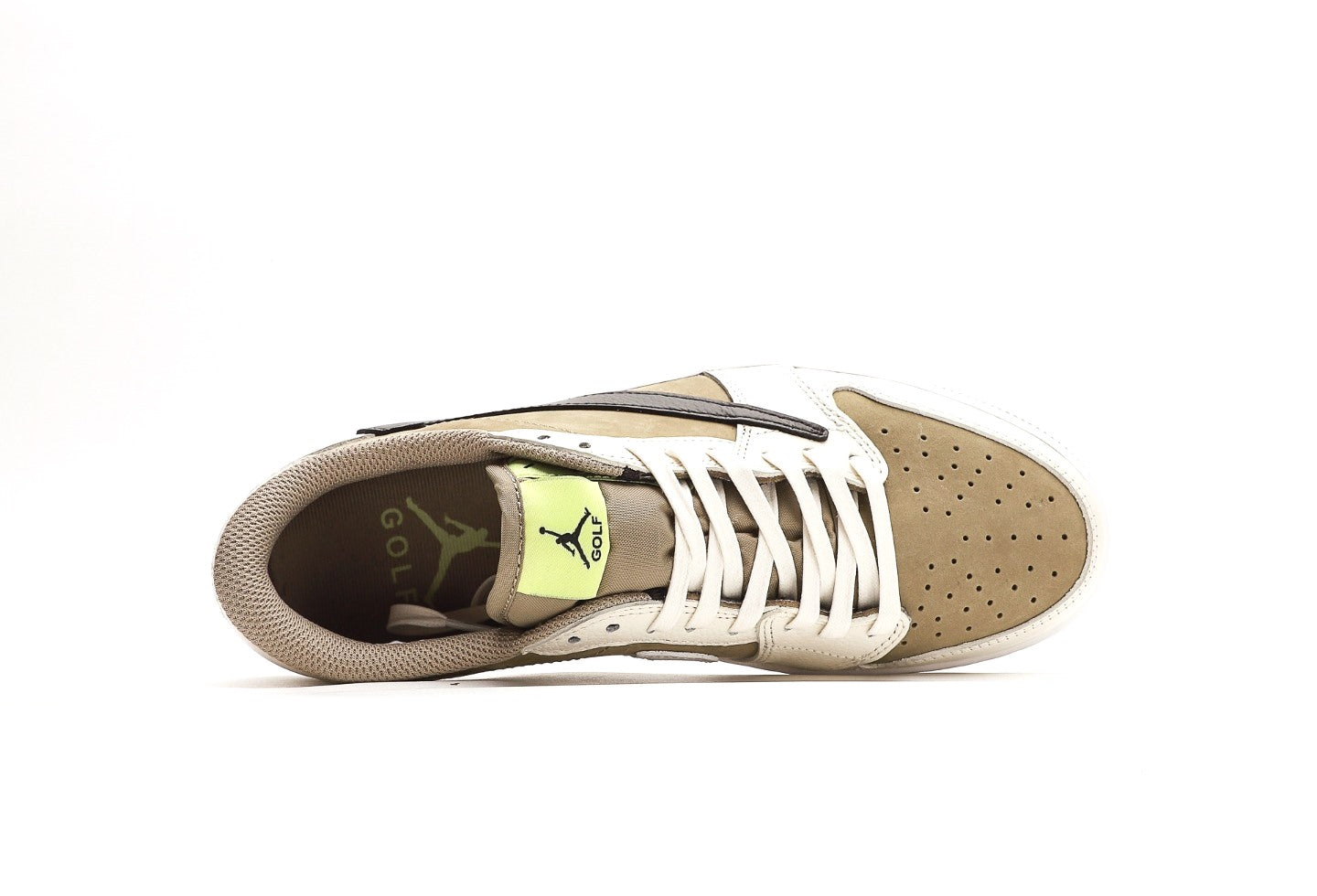 Travis Scott x Air Jordan 1 Low Golf 'Neutral Olive' [PK GOD]