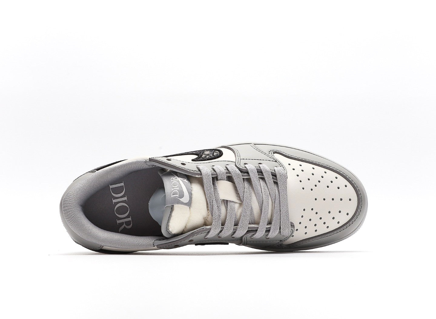 Dior x Air Jordan 1 Low "Wolf Grey" [PK GOD]