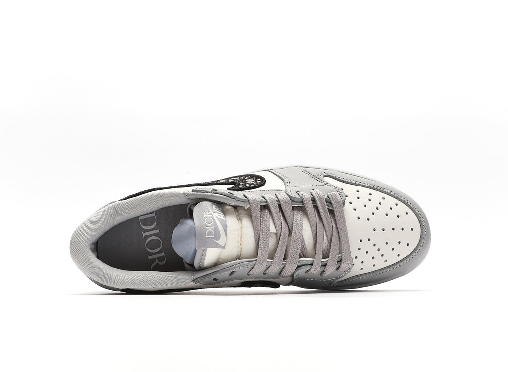 Dior x Air Jordan 1 Low "Wolf Grey"