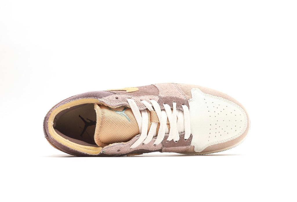 Air Jordan 1 Low Inside Out Brown Yellow