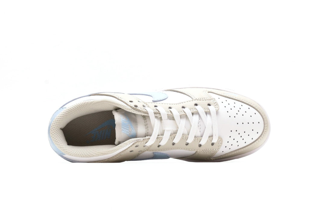 Dunk Low Grey Blue Mini Swoosh