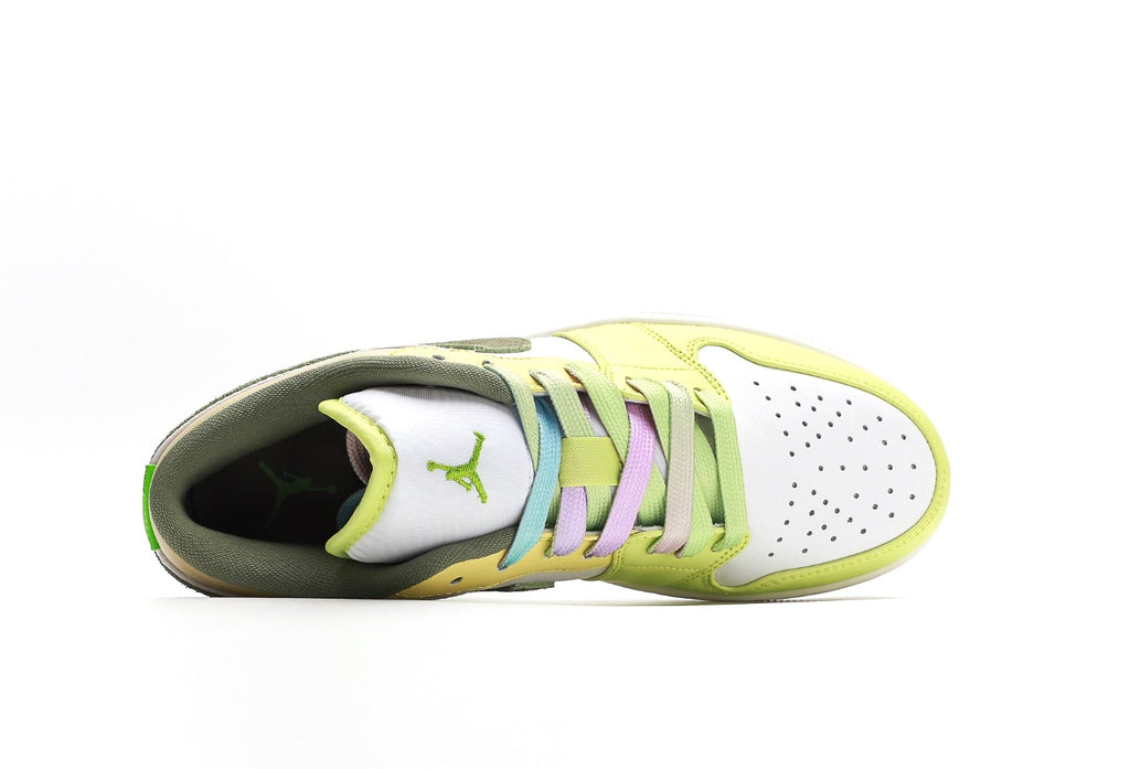 Air Jordan 1 Low Light Olive Pale Citron