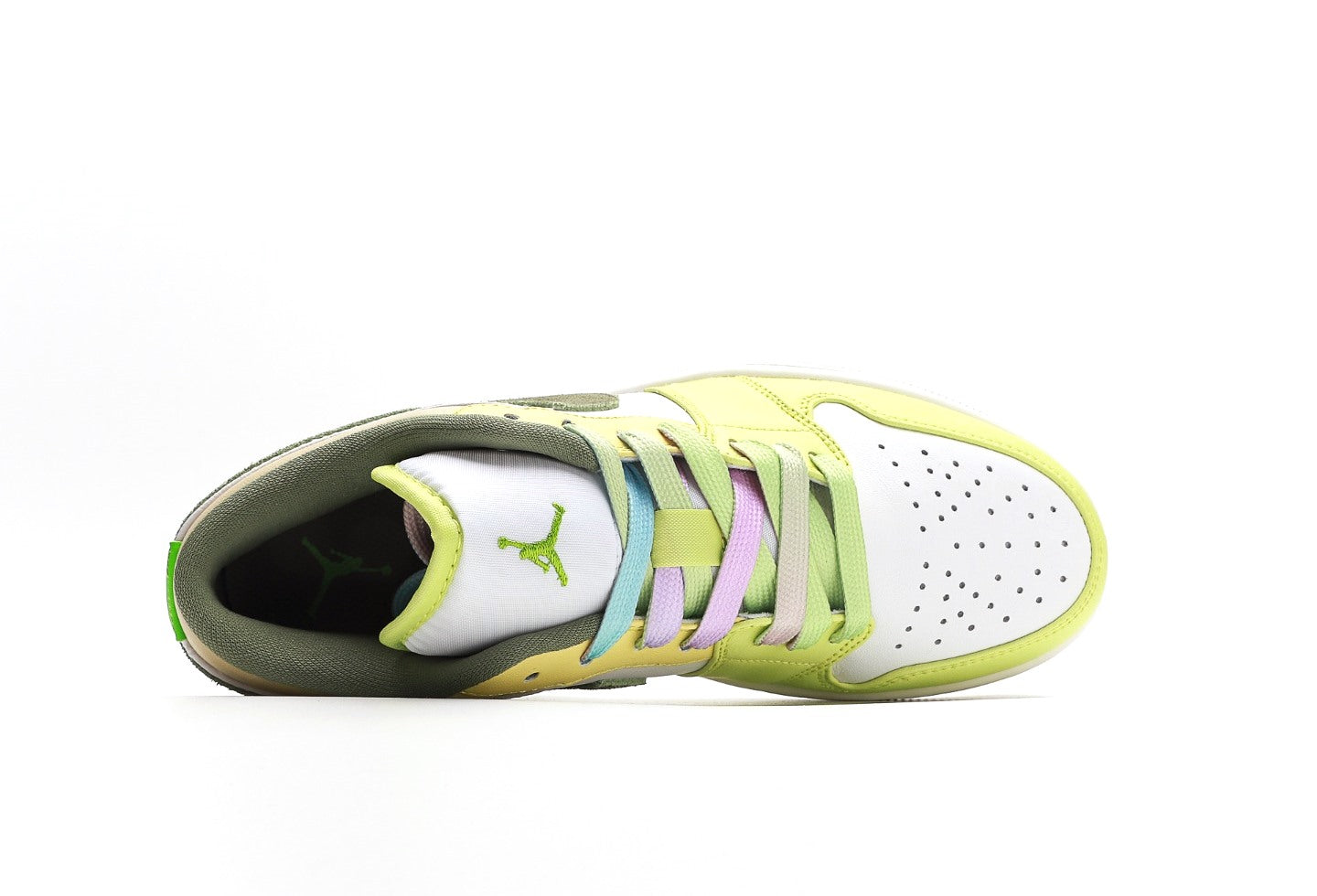 Air Jordan 1 Low Light Olive Pale Citron