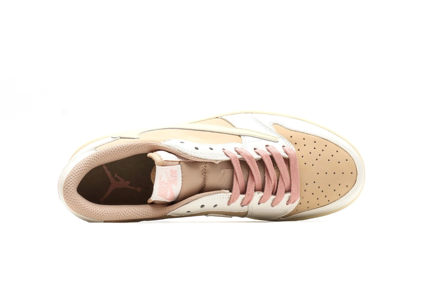 Travis Scott x Air Jordan 1 Low OG Sail Shy Pink