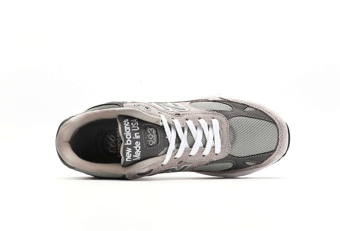 New Balance 993 Made in USA 2E Wide "Grey White"