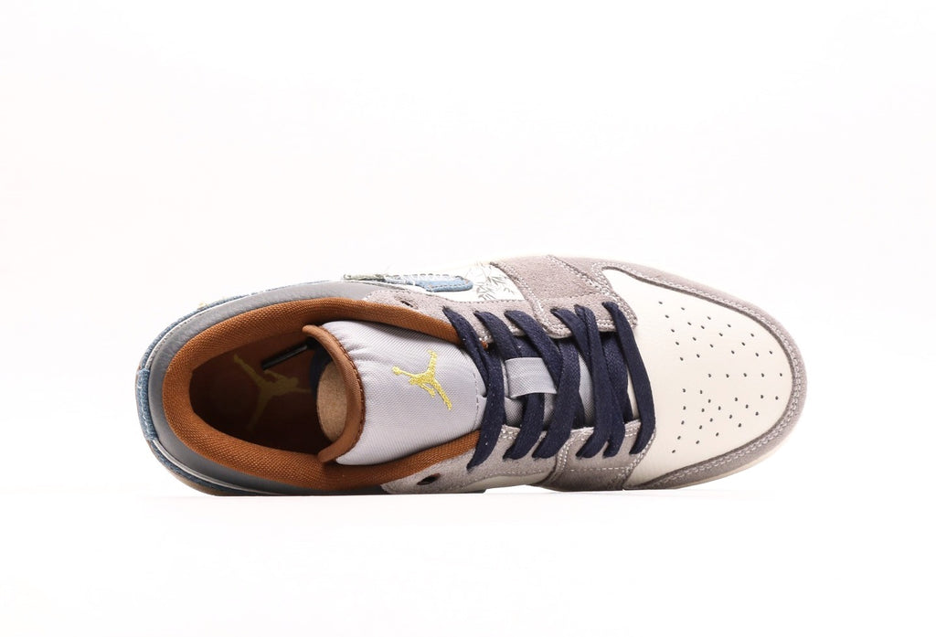 Air Jordan 1 Low SE 'Repaired Denim Swoosh'