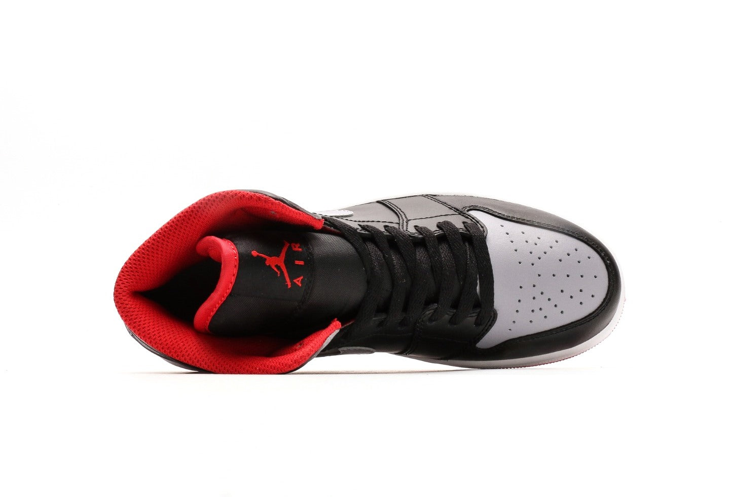 Air Jordan 1 Mid Black Cement Grey