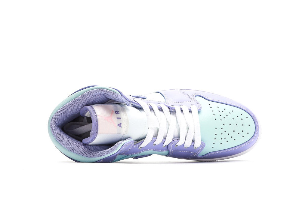 Air Jordan 1 Mid Purple Aqua
