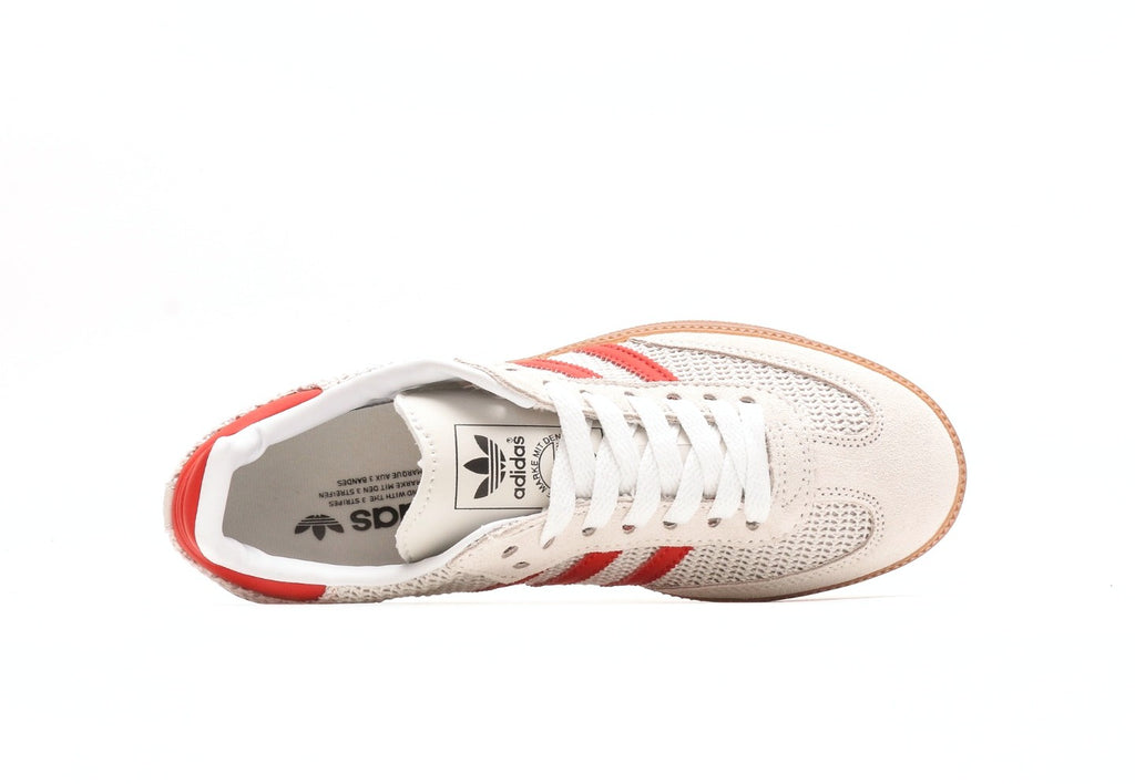 Samba OG "Crystal White Preloved Red"