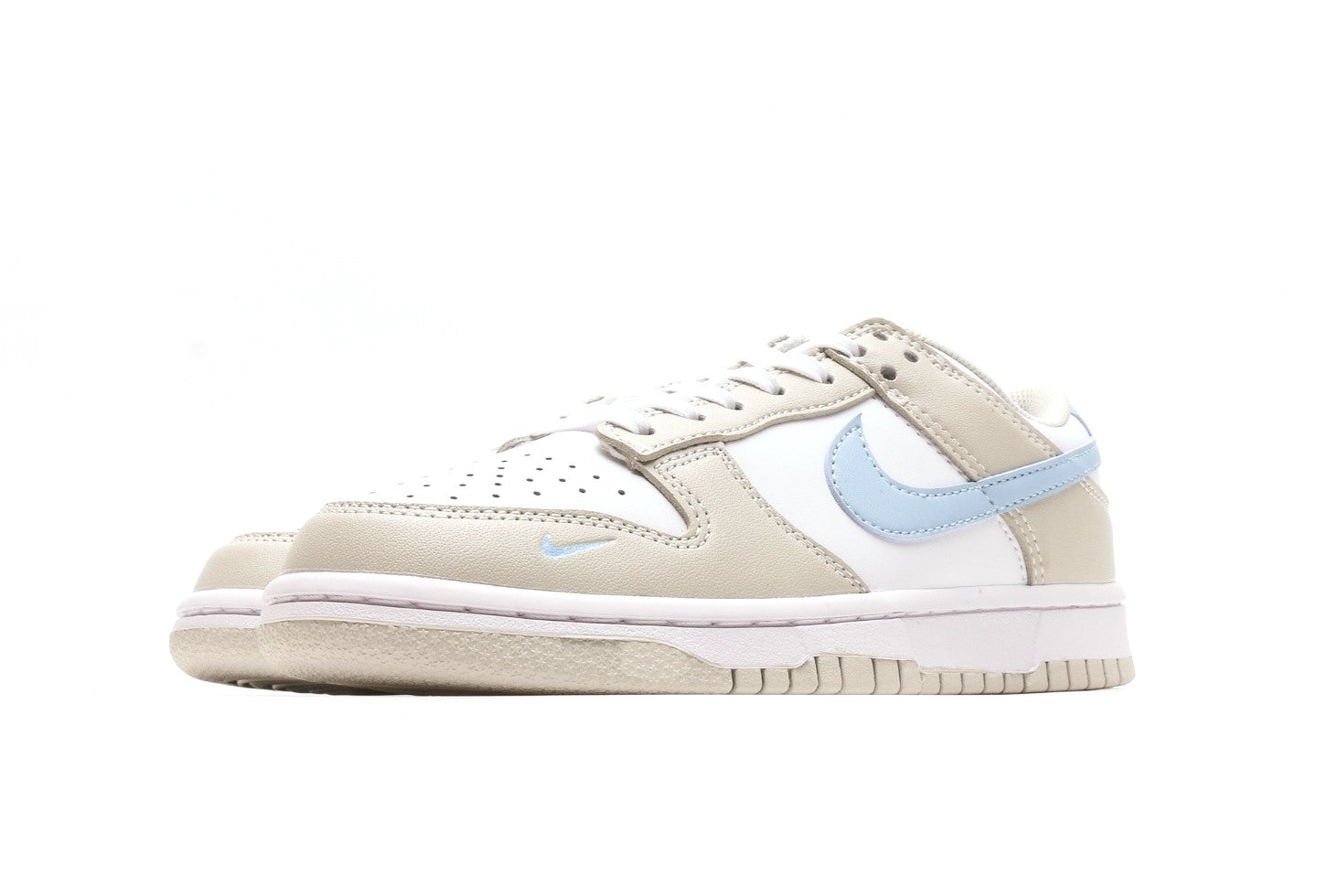 Dunk Low Grey Blue Mini Swoosh