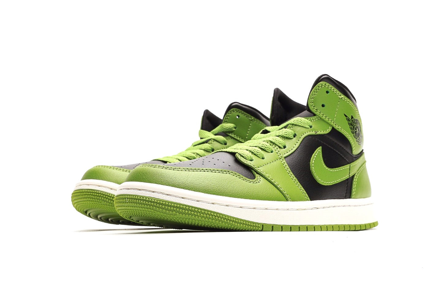 Air Jordan 1 Mid Black Green