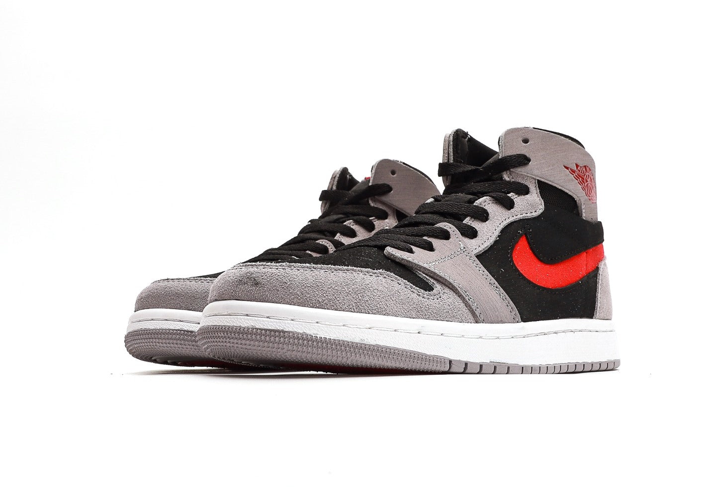 Air Jordan 1 High Zoom CMFT 2 Fire Red Cement Grey