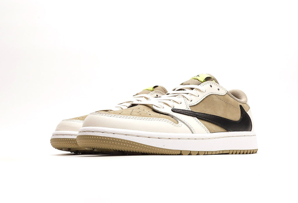 Travis Scott x Air Jordan 1 Low Golf 'Neutral Olive' [PK GOD]