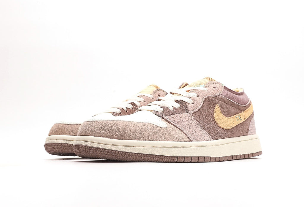 Air Jordan 1 Low Inside Out Brown Yellow