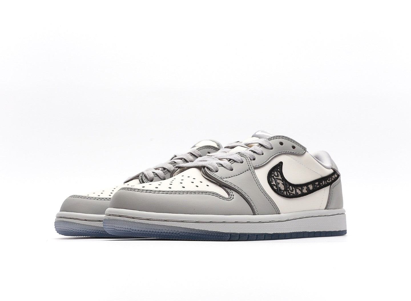 Dior x Air Jordan 1 Low "Wolf Grey" [PK GOD]