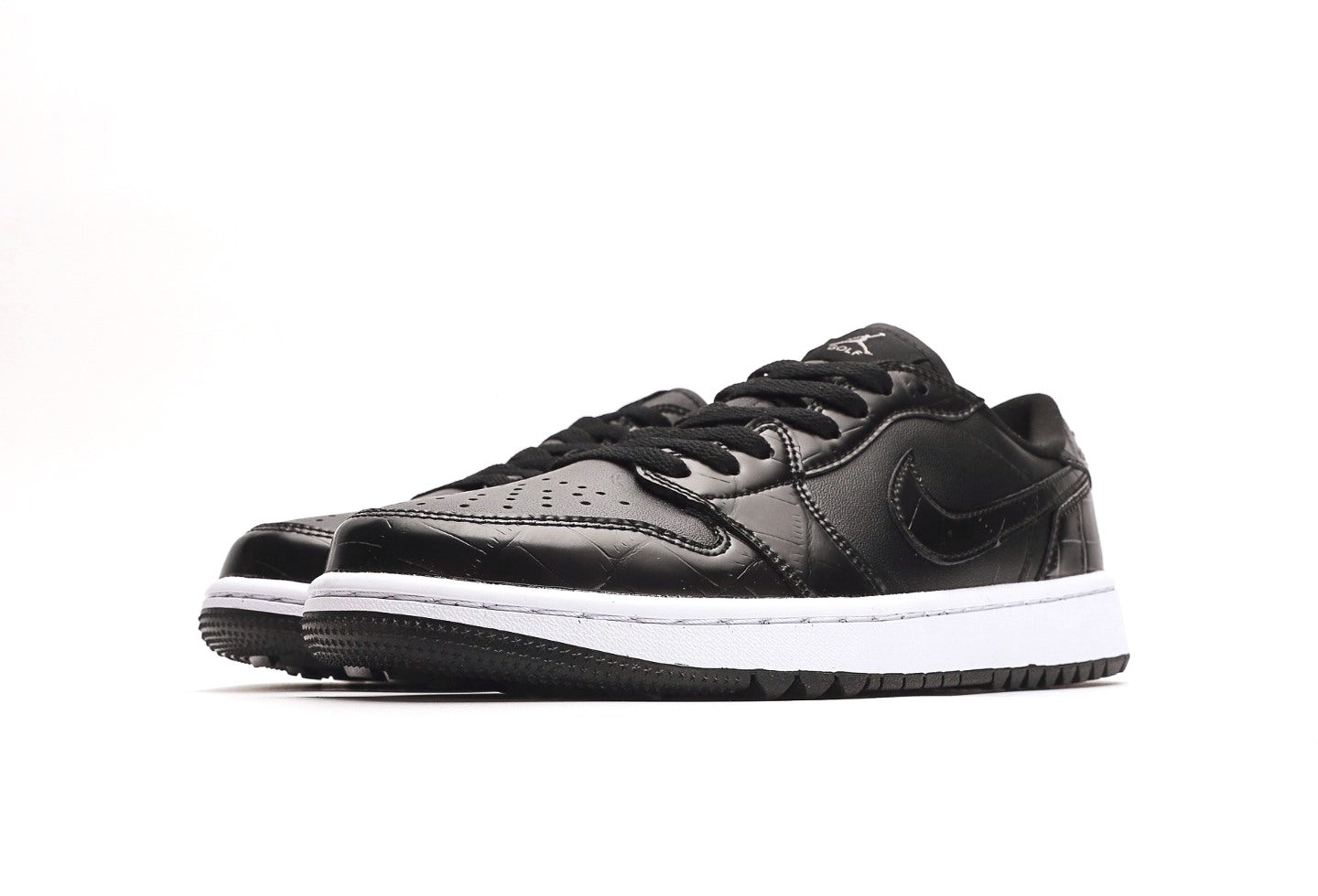 Air Jordan 1 Low Golf "Black Croc"