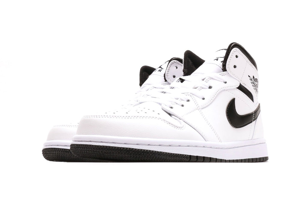 Air Jordan 1 Mid 'White Black'