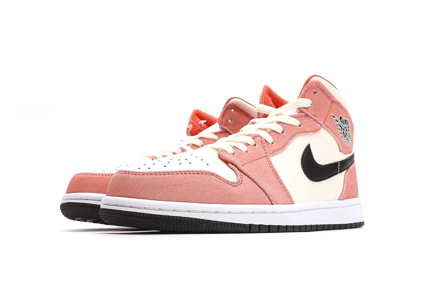 Air Jordan 1 Mid Orange Suede