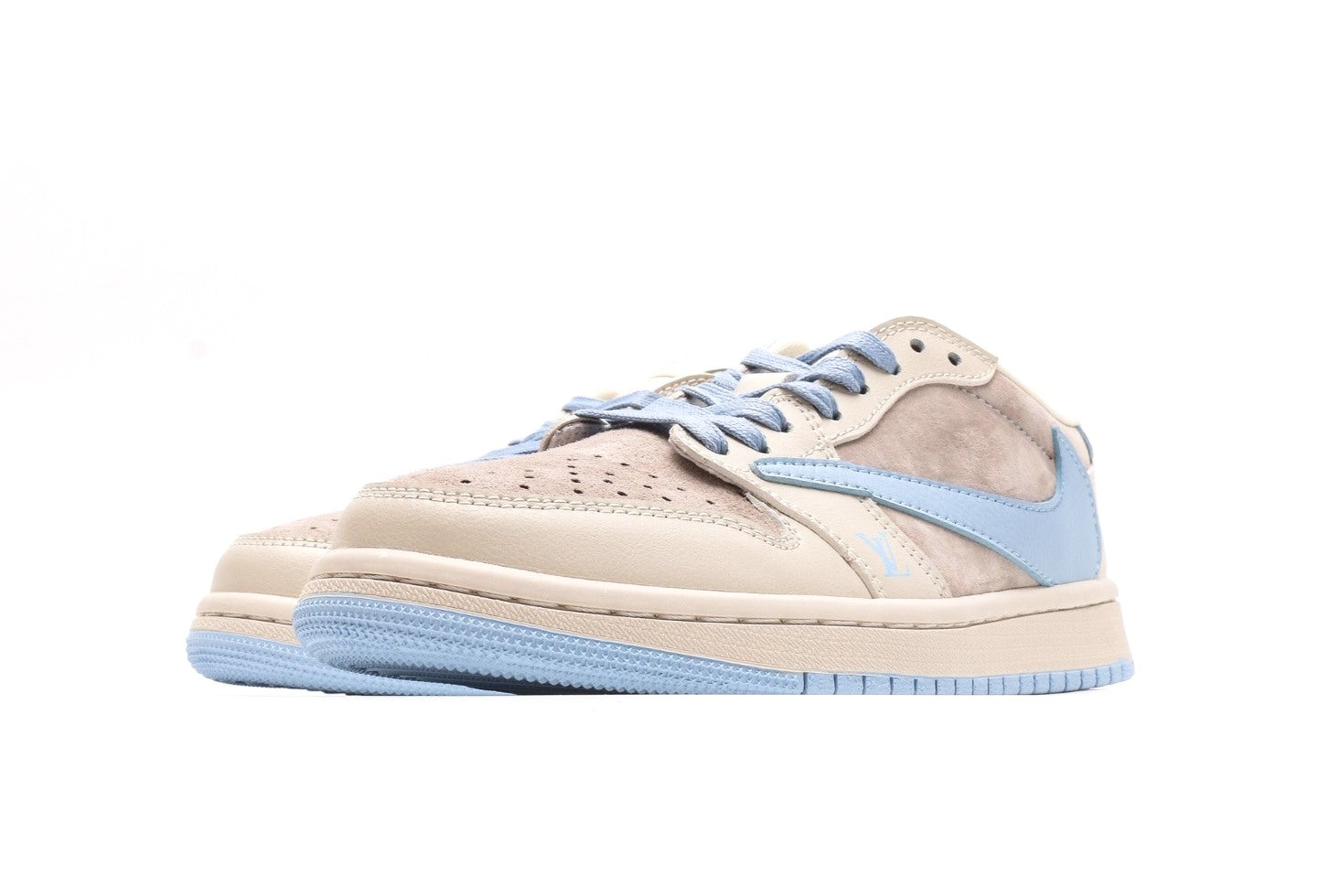 Custom Fragment  Air Jordan 1 Travis Scott x LV