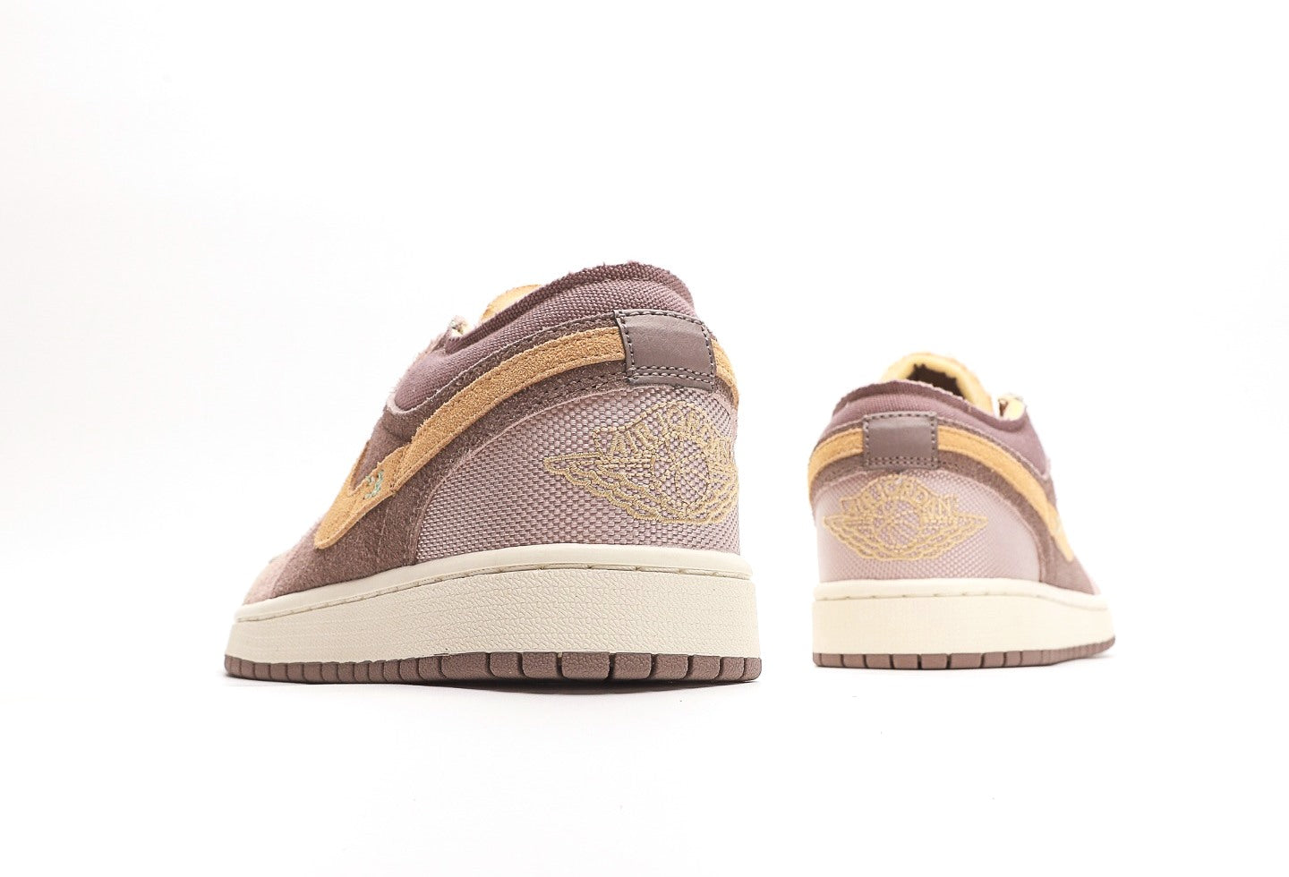 Air Jordan 1 Low Inside Out Brown Yellow