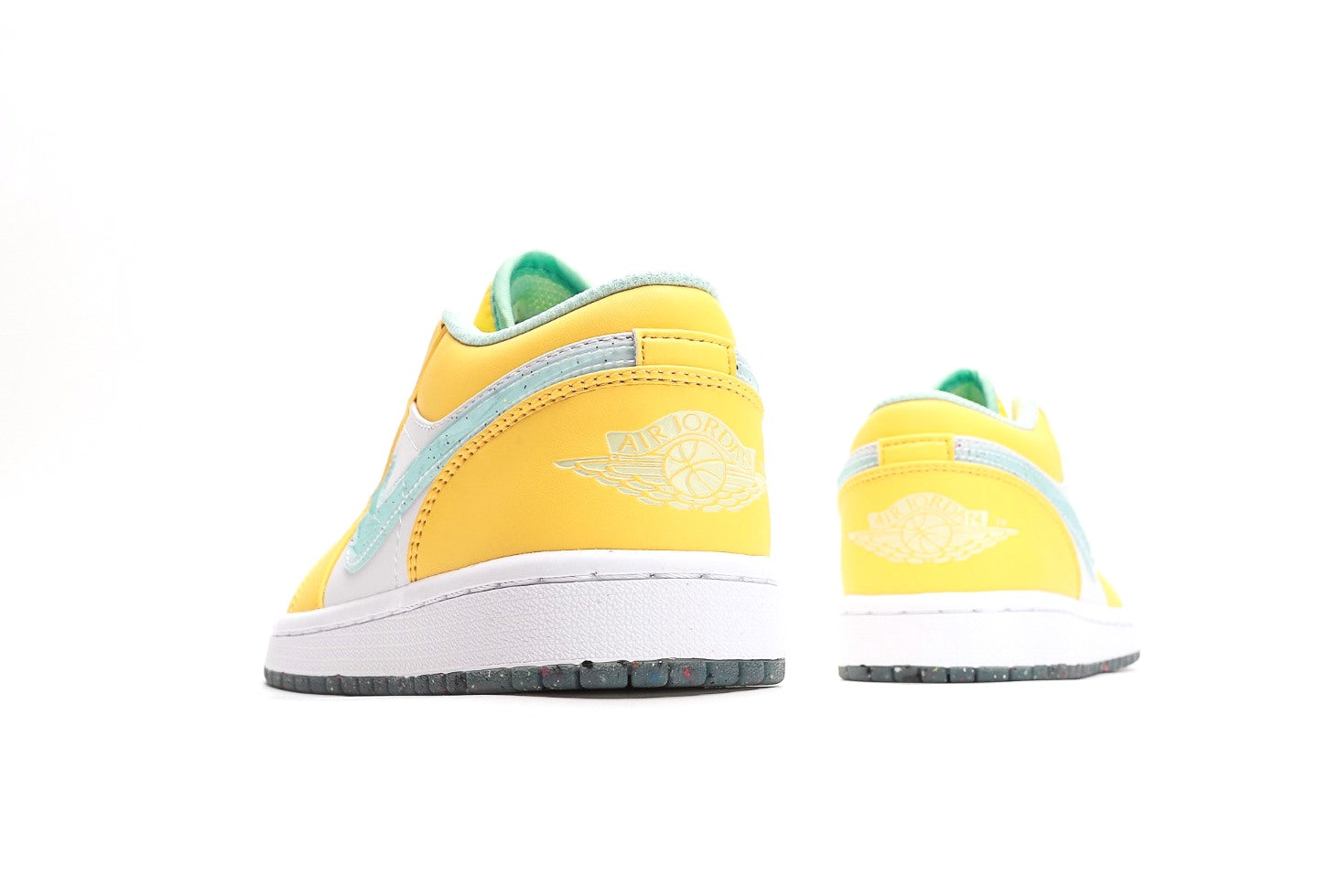 Air Jordan 1 Low Yellow White Grind