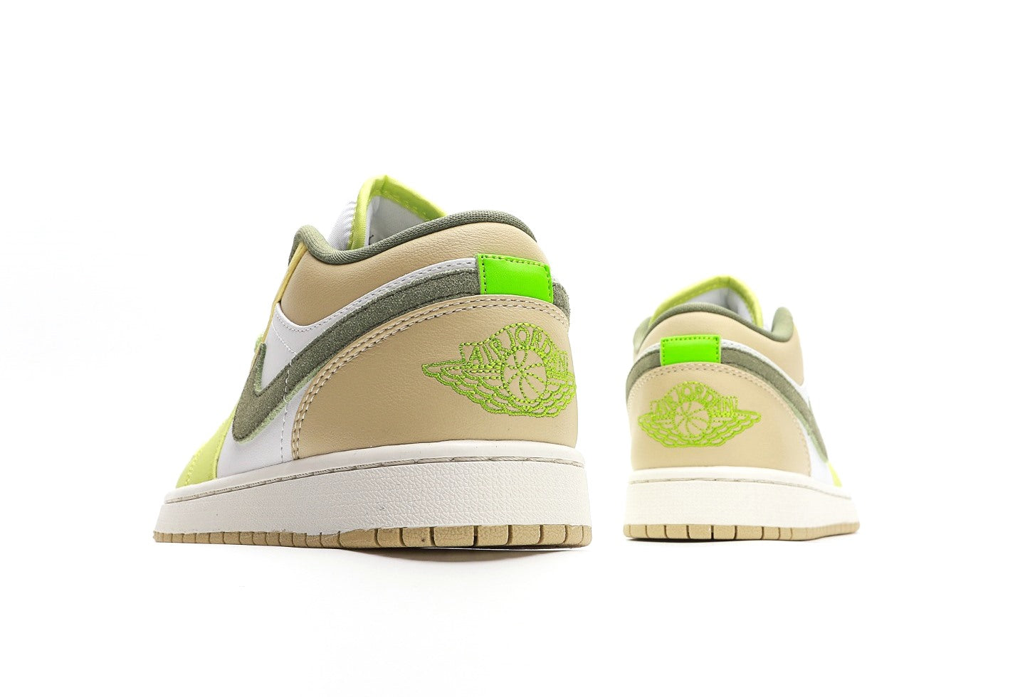 Air Jordan 1 Low Light Olive Pale Citron