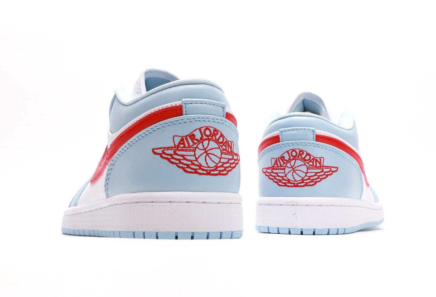 Air Jordan 1 Low 'Blue Whisper Dune Red'
