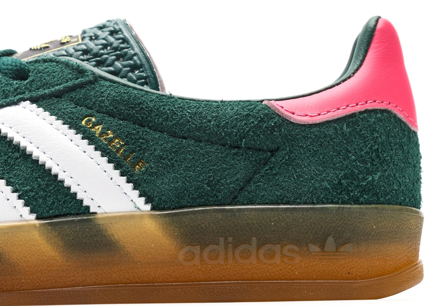 Gazelle Indoor Collegiate Green Lucid Pink