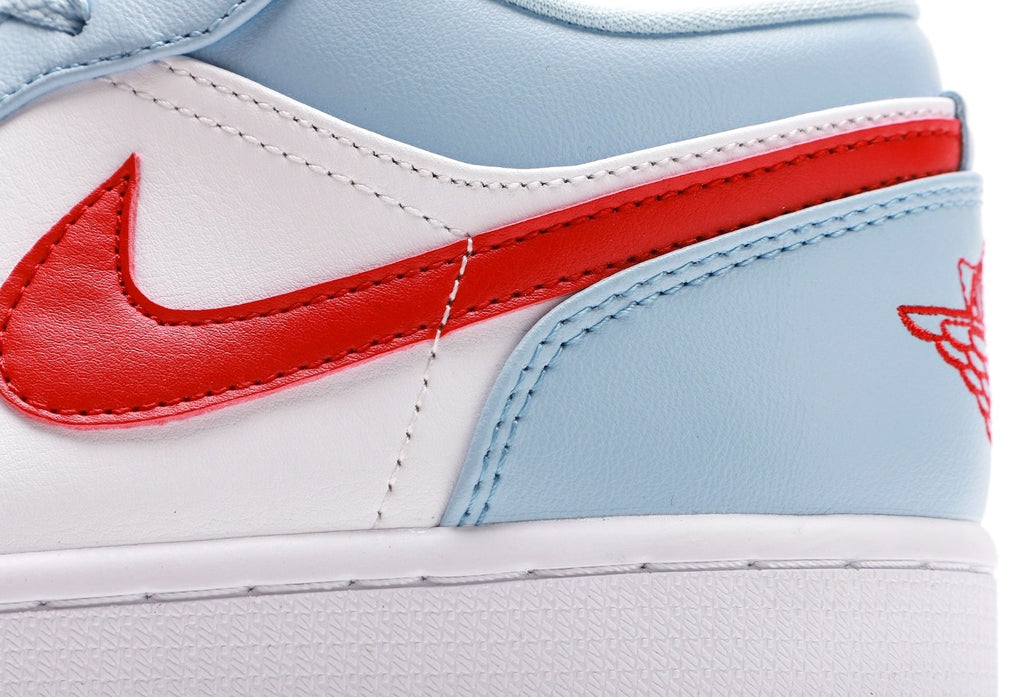 Air Jordan 1 Low 'Blue Whisper Dune Red'