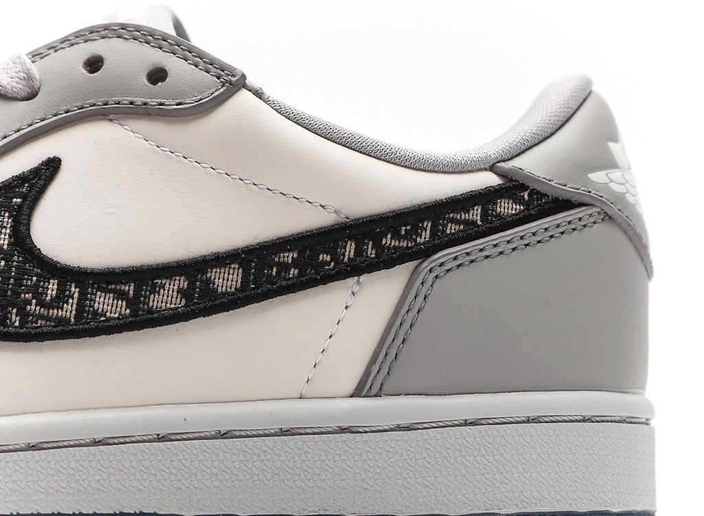 Dior x Air Jordan 1 Low "Wolf Grey" [PK GOD]