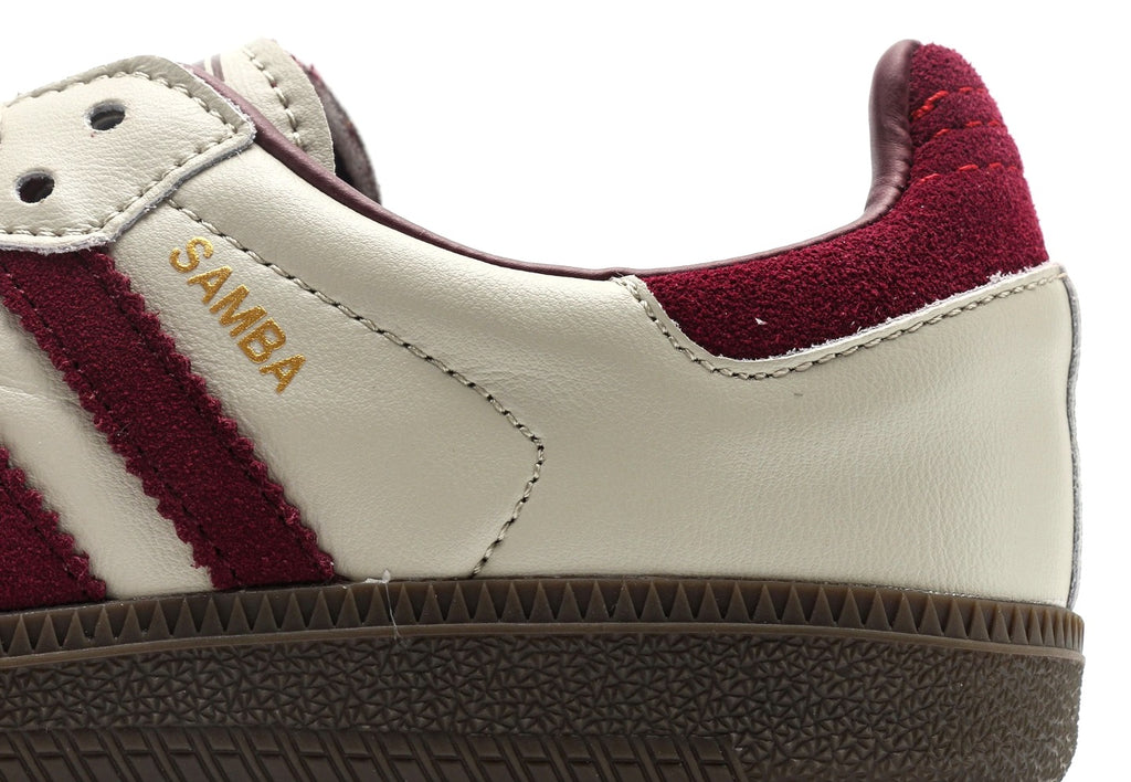 Samba OG "Putty Grey Maroon"