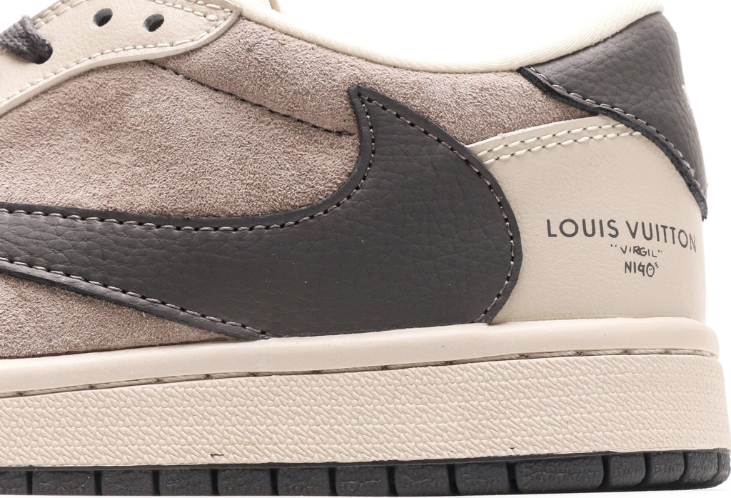 Custom Fragment  Air Jordan 1 Travis Scott x LV