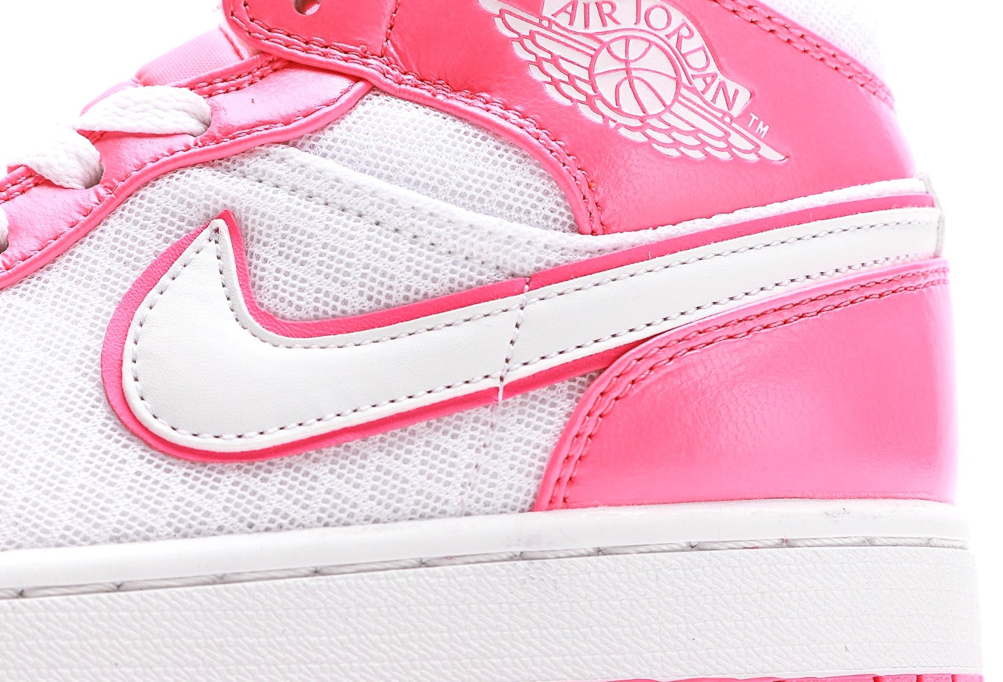 Air Jordan 1 Mid GS Hyper Pink