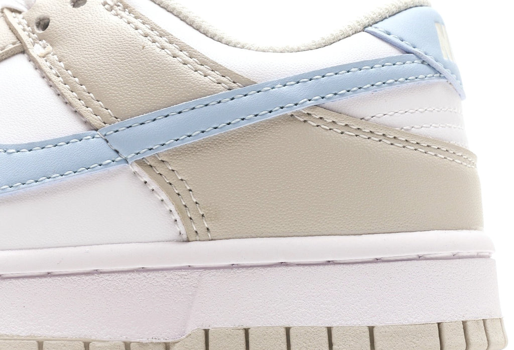 Dunk Low Grey Blue Mini Swoosh