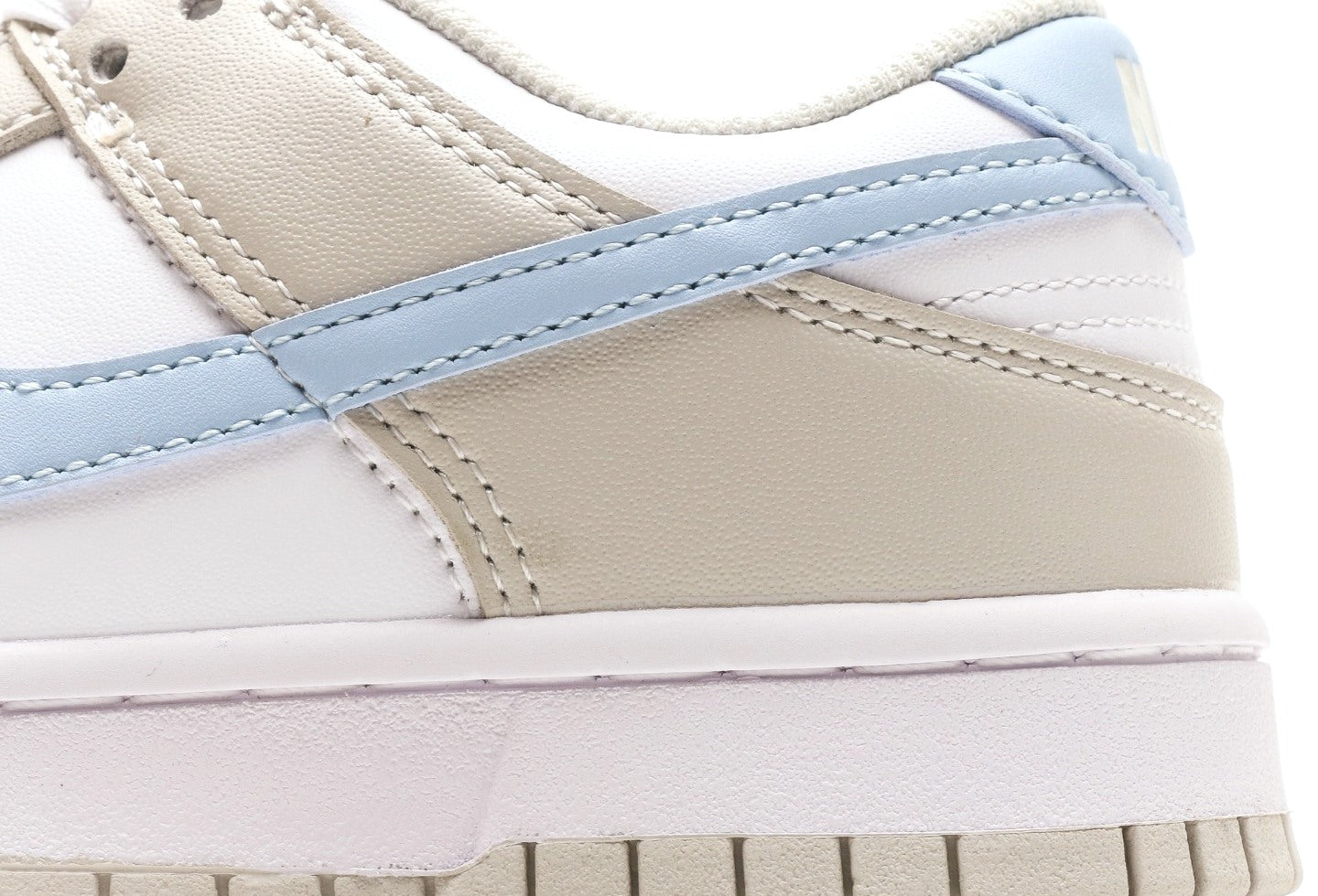 Dunk Low Grey Blue Mini Swoosh