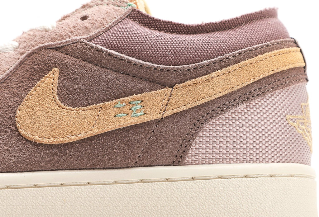 Air Jordan 1 Low Inside Out Brown Yellow