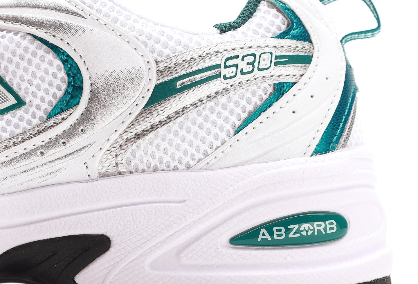 New Balance 530 "White Silver Green"