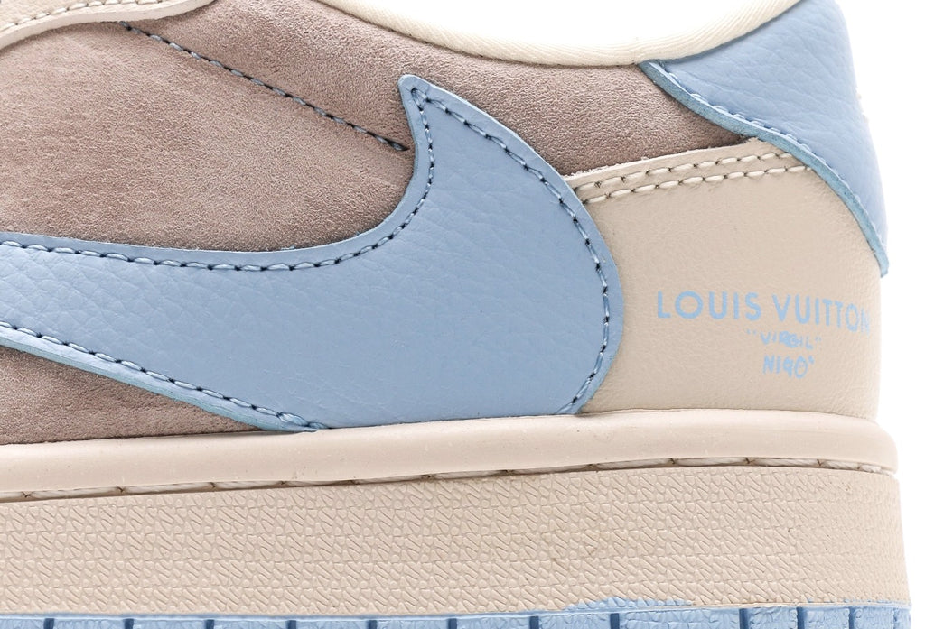 Custom Fragment  Air Jordan 1 Travis Scott x LV