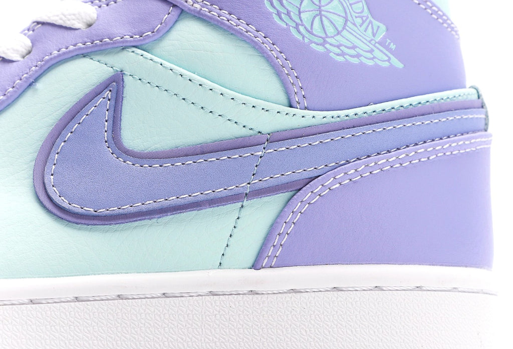 Air Jordan 1 Mid Purple Aqua