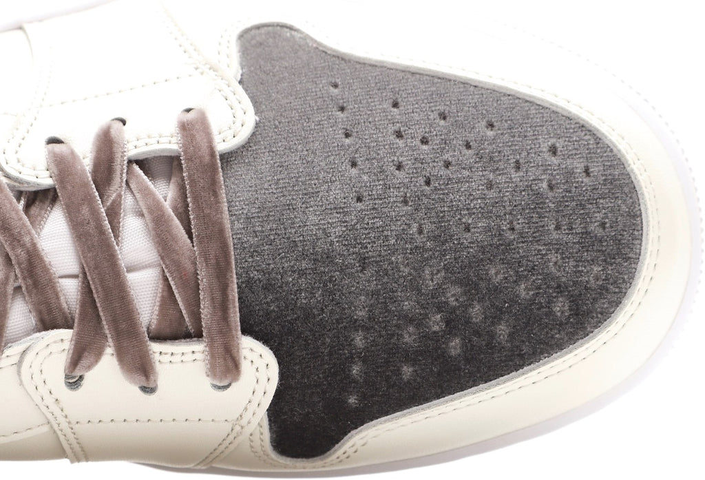 Air Jordan 1 Mid GS "Grey Velvet Toe"