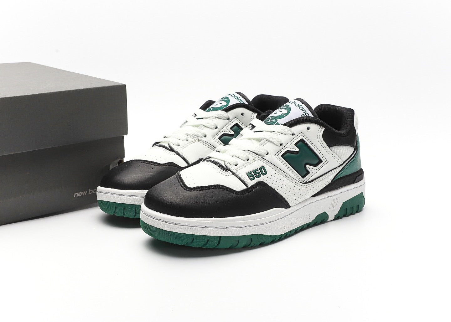 New Balance 550 White Green Black