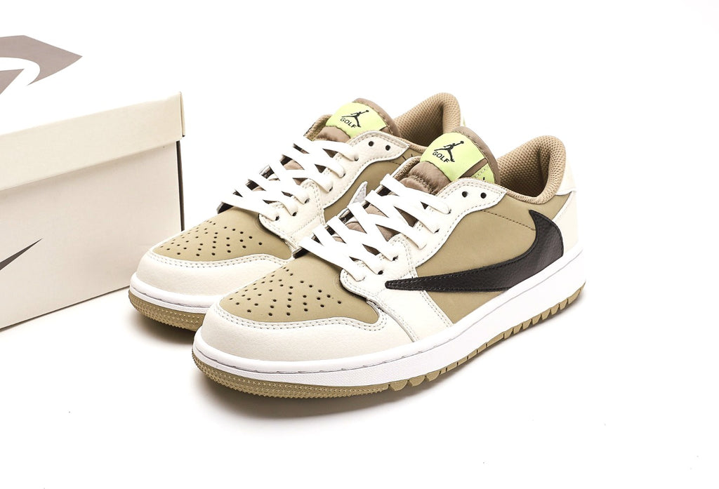 Travis Scott x Air Jordan 1 Low Golf 'Neutral Olive'