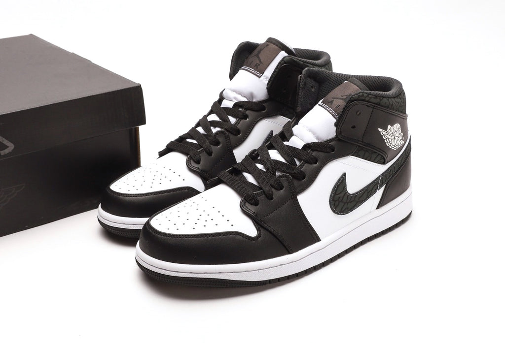 Air Jordan 1 Mid "Black Elephant"