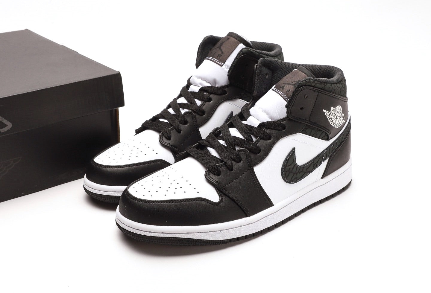 Air Jordan 1 Mid "Black Elephant"